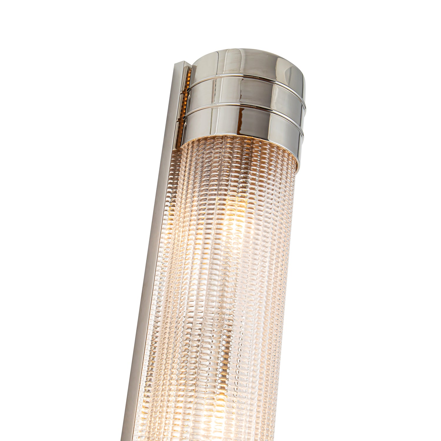 Willard 24-in Polished Nickel/Prismatic Glass 3 Lights Wall/Vanity