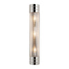 Willard 24-in Polished Nickel/Prismatic Glass 3 Lights Wall/Vanity