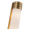 Willard 24-in Vintage Brass/Opal Matte Glass 3 Lights Wall/Vanity