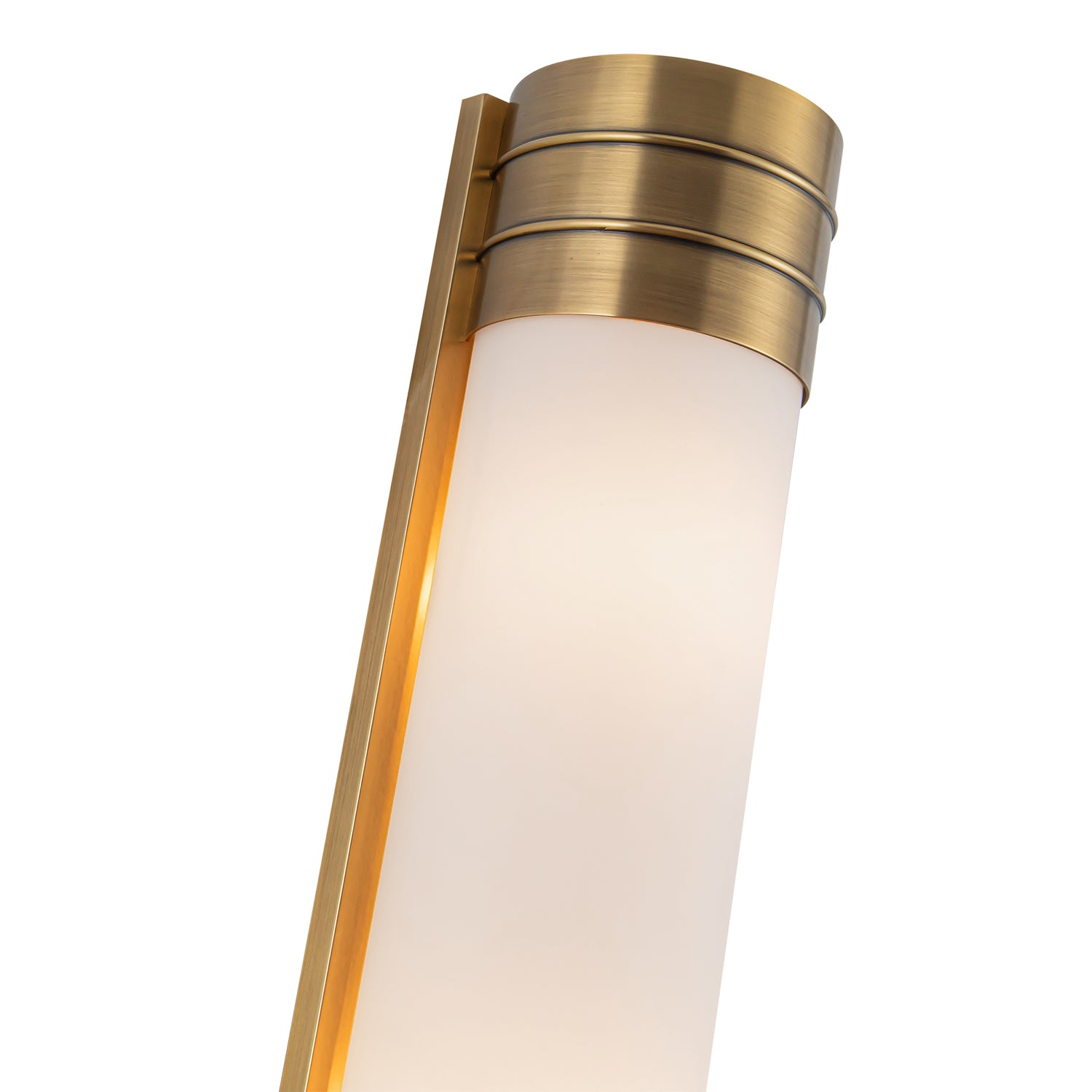 Willard 24-in Vintage Brass/Opal Matte Glass 3 Lights Wall/Vanity