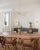 Willow 17-in Brushed Gold/Clear Glass 2 Lights Wall/Vanity