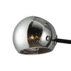 Willow 48-in Matte Black/Smoked Solid Glass 8 Lights Linear Pendant