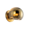 Willow 6-in Brushed Gold/Copper Glass 1 Light Wall/Vanity
