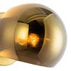 Willow 6-in Brushed Gold/Copper Glass 1 Light Wall/Vanity