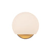 Willow 6-in Brushed Gold/Opal Matte Glass 1 Light Wall/Vanity