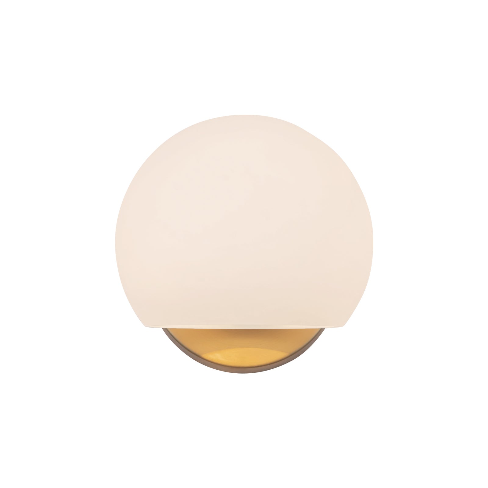 Willow 6-in Brushed Gold/Opal Matte Glass 1 Light Wall/Vanity