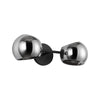 Willow 17-in Matte Black/Smoked Solid Glass 2 Lights Wall/Vanity