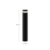 Windermere 38-in Black LED Exterior Bollard