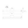 Galleria 23-in White LED Wall Sconce