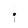 Chute 23-in Black LED Wall Sconce