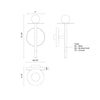 Elixir 10-in Black LED Wall Sconce