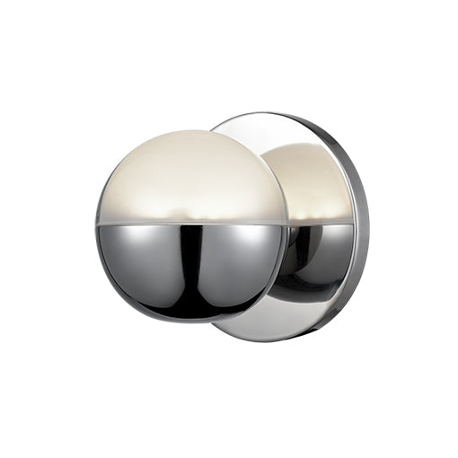 Pluto 5-in Chrome LED Wall Sconce