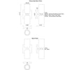 Nola 12-in Black 2 Lights Wall Sconce