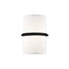 Pondi 9-in Black LED Wall Sconce