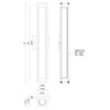Lochwood 27-in Gold LED Wall Sconce