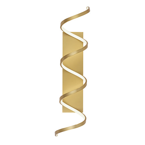 Synergy 36-in Antique Brass LED Wall Sconce