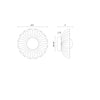 Soleil 10-in Matte Black/Opal Glass LED Wall/Vanity Light