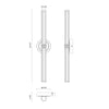 Elsie 24-in Brushed Gold LED Wall/Vanity Light