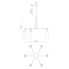 Wynwood 32-in Vintage Brass/Glossy Opal 6 Lights Chandeliers