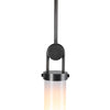 Wynwood 15-in Urban Bronze/Glossy Opal 1 Light Pendant