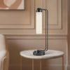 Wynwood 22-in Urban Bronze/Glossy Opal 1 Light Table Lamp