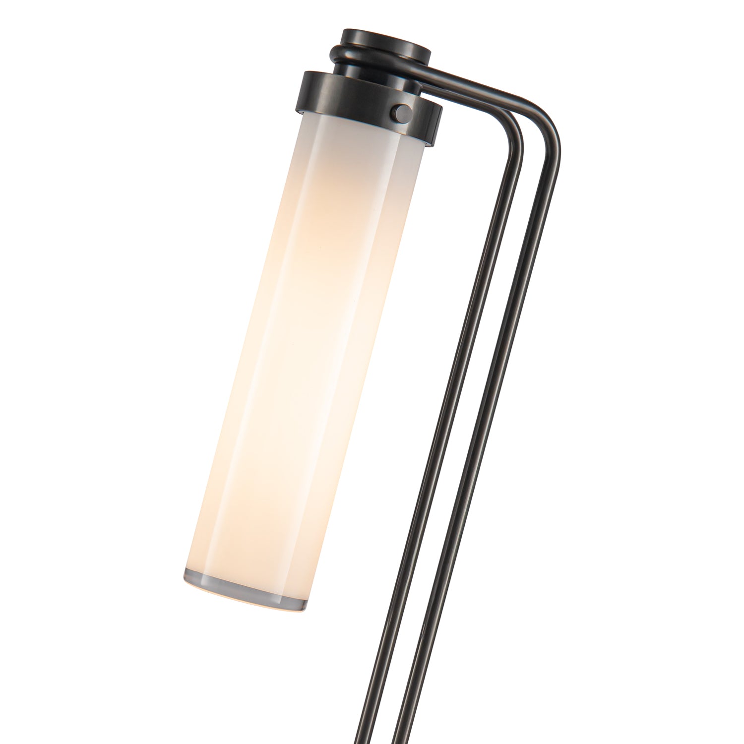 Wynwood 22-in Urban Bronze/Glossy Opal 1 Light Table Lamp