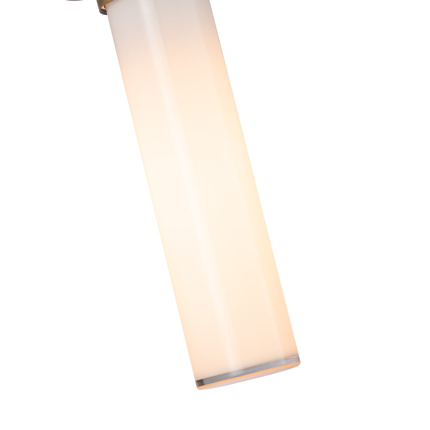 Wynwood 16-in Vintage Brass/Glossy Opal 1 Light Wall/Vanity