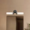 Wynwood 23-in Urban Bronze/Glossy Opal 2 Lights Wall/Vanity