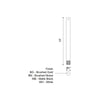 Fan Downrod 12-in Brushed Nickel