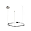 Yukon 19-in Polished Nickel LED Pendant