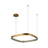 Yukon 19-in Vintage Brass LED Pendant