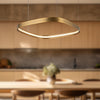 Yukon 19-in Vintage Brass LED Pendant