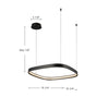 Yukon 19-in Vintage Brass LED Pendant