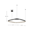 Yukon 31-in Vintage Brass LED Pendant