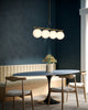Zuri 37-in Brushed Gold/Opal Glass Socket Linear Pendant