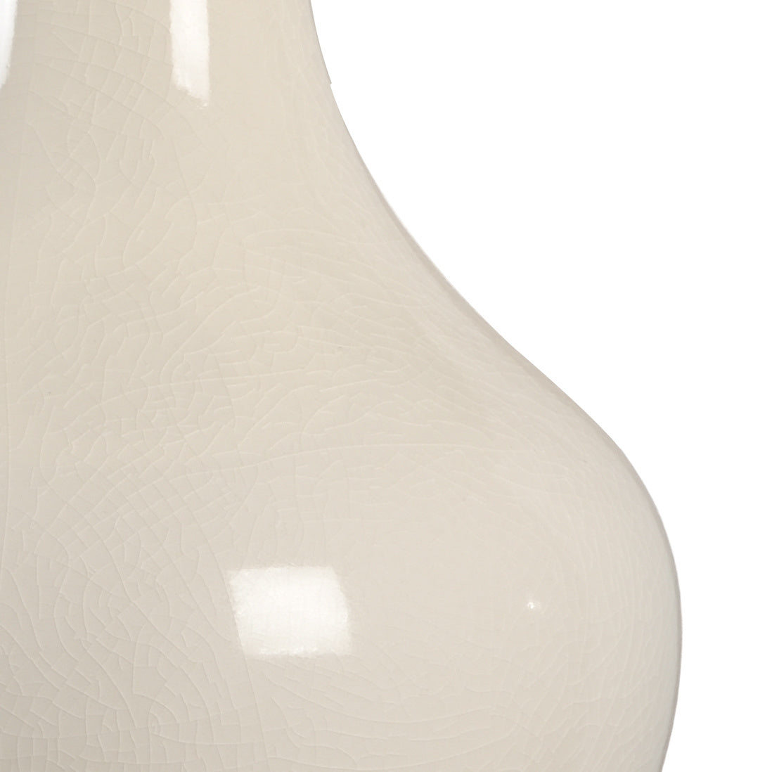 Charles Vase Lamp - Cream