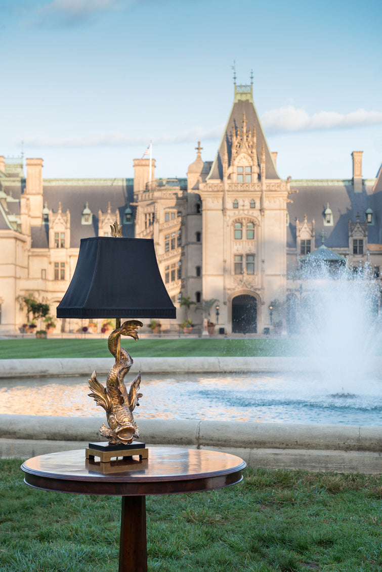 Imperial Dragon Lamp - Gold
