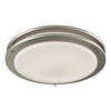 Clarion 15'' Wide 1-Light Flush Mount - Brushed Nickel