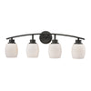 Casual Mission 28'' Wide 4-Light Vanity Light - Oil Rubbed Bronze