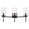 Oakland 23'' Wide 3-Light Vanity Light - Black