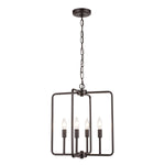 Park Slope 15.75'' Wide 4-Light Pendant - Oil Rubbed Bronze