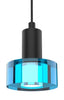 Black Socket - Blue Color Gel Single Pendant