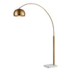Solar Flair 77'' High 1-Light Floor Lamp - Aged Brass