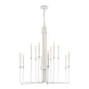 Edward 36'' Wide 12-Light Chandelier - Matte White