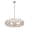 Camora 37'' Wide 5-Light Chandelier - Nickel
