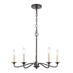 Quinn 24'' Wide 5-Light Chandelier - Old Bronze