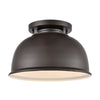 Cedar Park 13'' Wide 1-Light Outdoor Flush Mount - Oil Rubbed Bronze