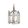 Seville Lantern - Black/Gold