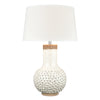 Elinor 32'' High 1-Light Table Lamp - White