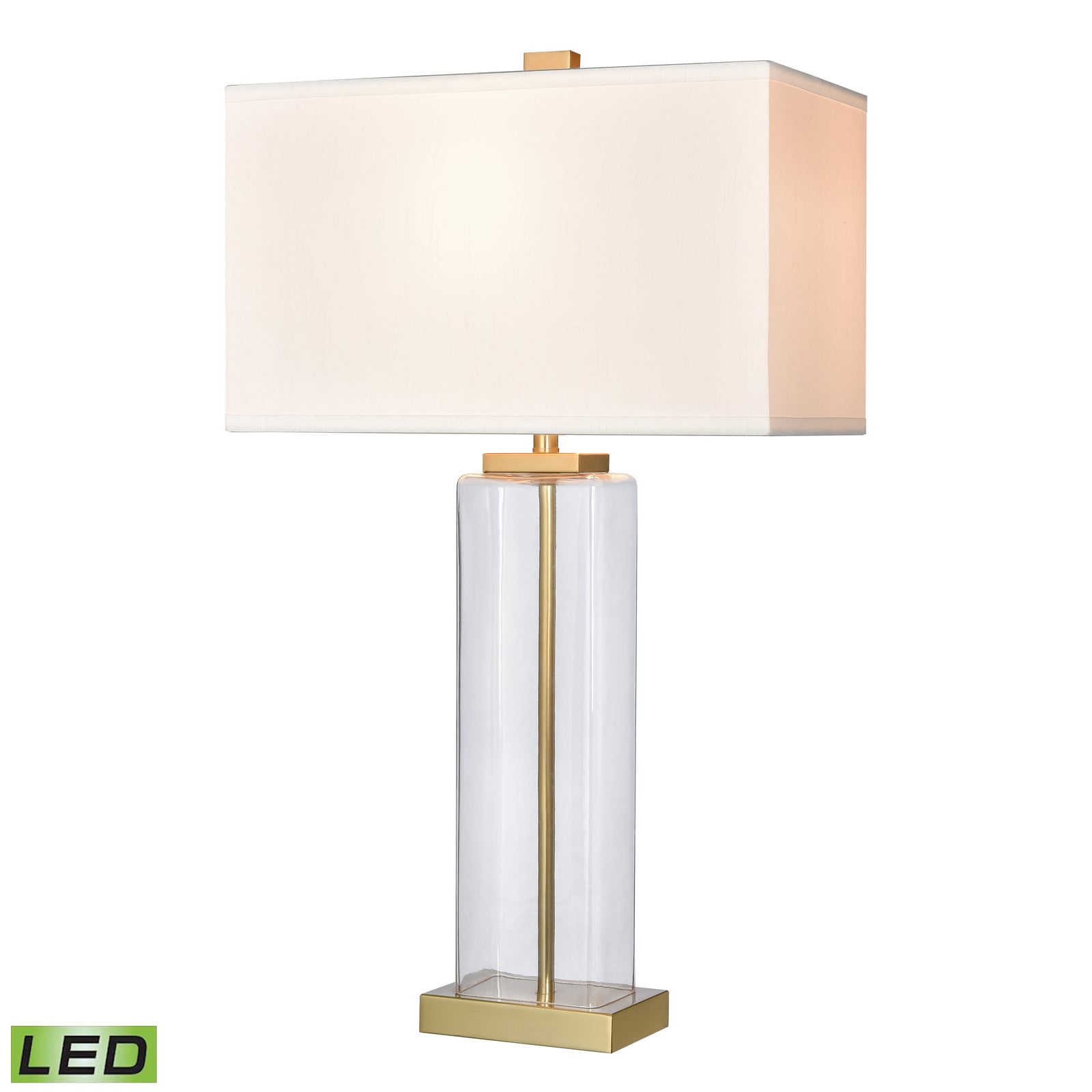 Edenvale 29'' High 1-Light Table Lamp - Clear - Includes LED Bulb